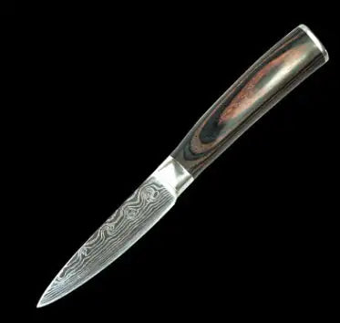 Professional Damascus Kitchen Knives (Carbon)