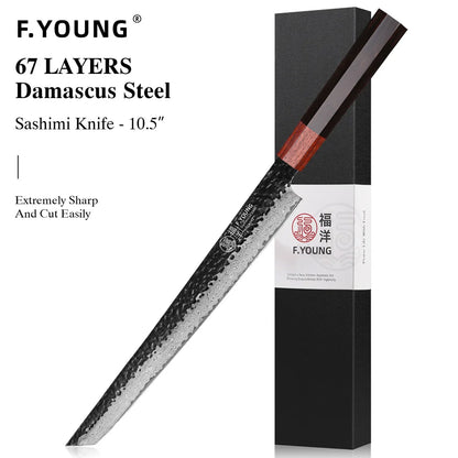 F.YOUNG Japanese Damascus Professional Kitchen Knives